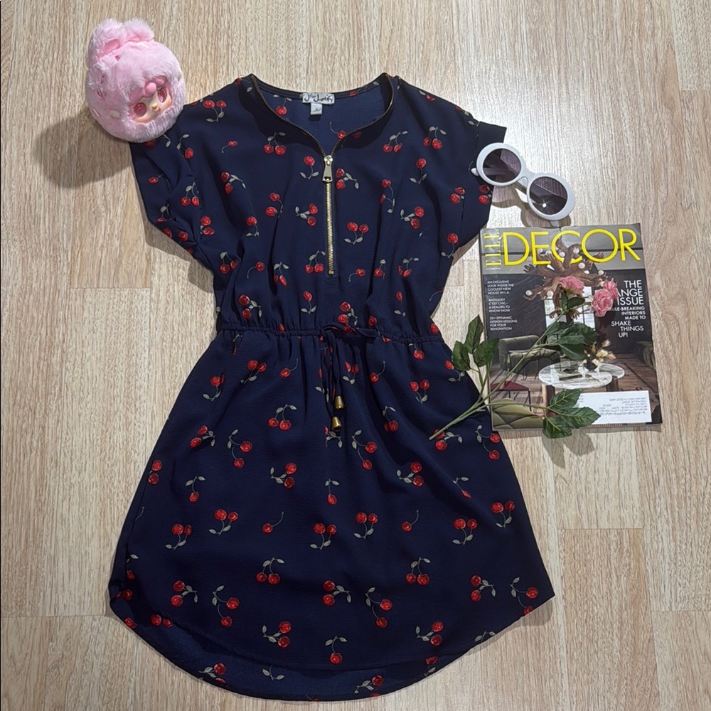 Cherry Print Women Dress